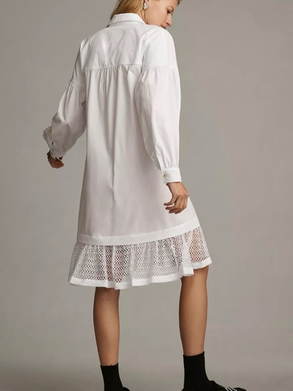 Anthropologie White Dress - Picture 3 of 8